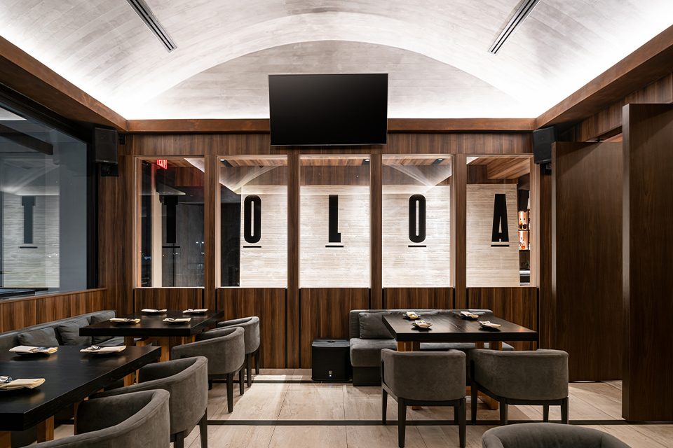 Toloa Rooftop interior