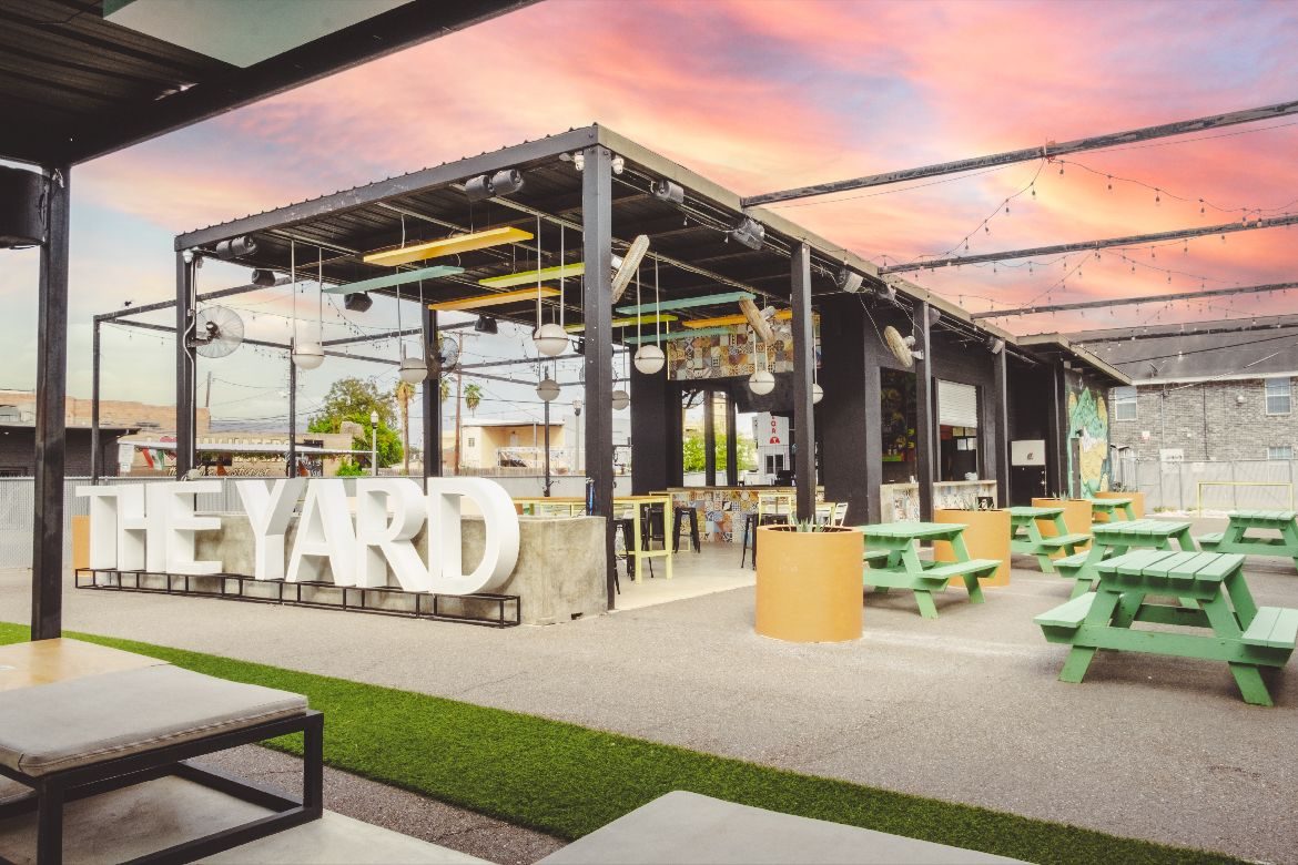 The Yard McAllen — outdoor bar