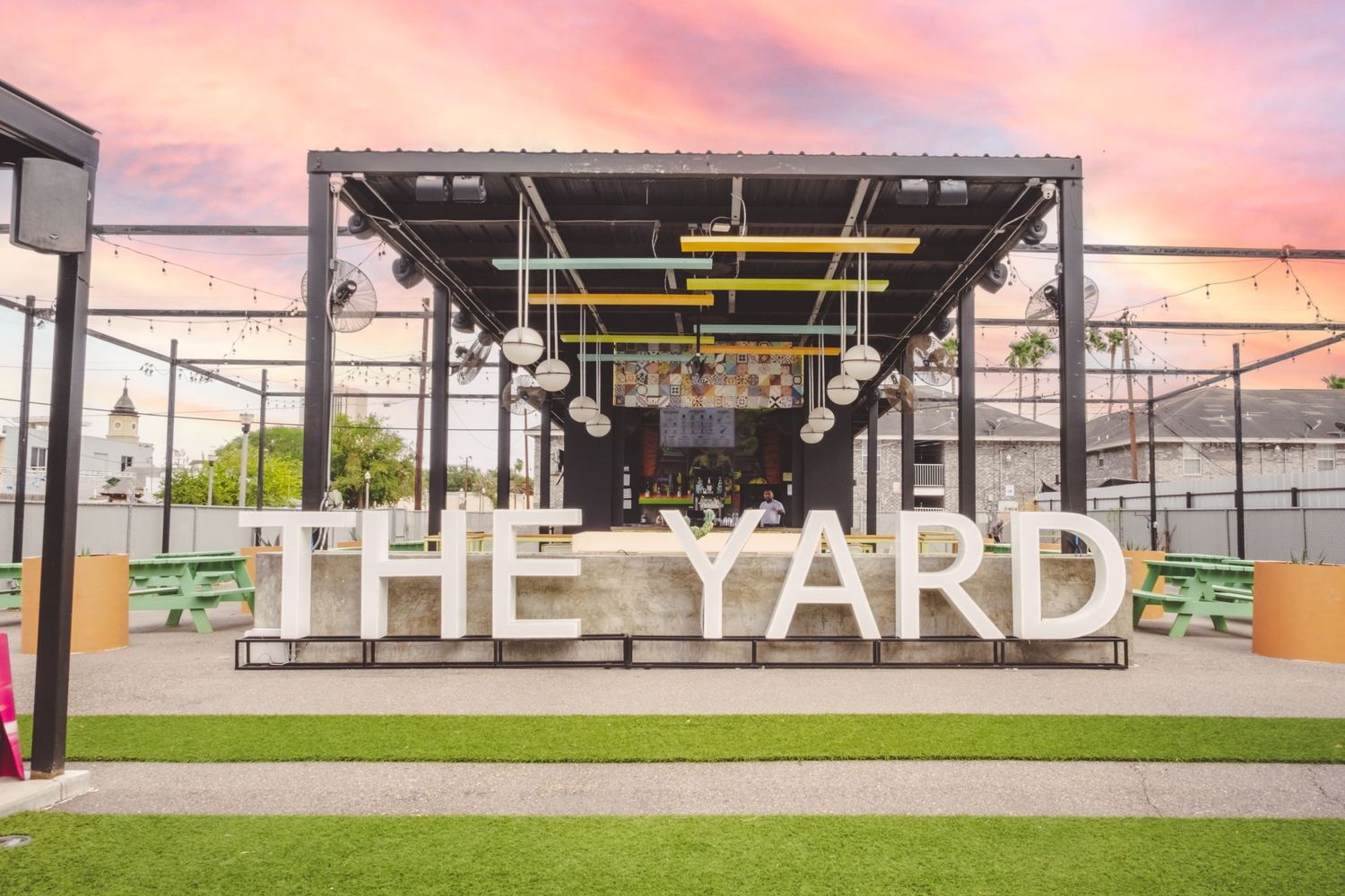 The Yard McAllen — outdoor bar