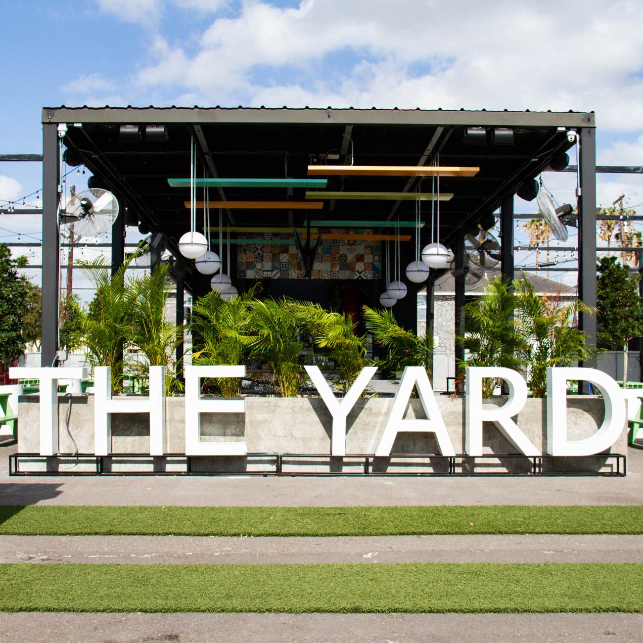 The Yard McAllen — outdoor bar